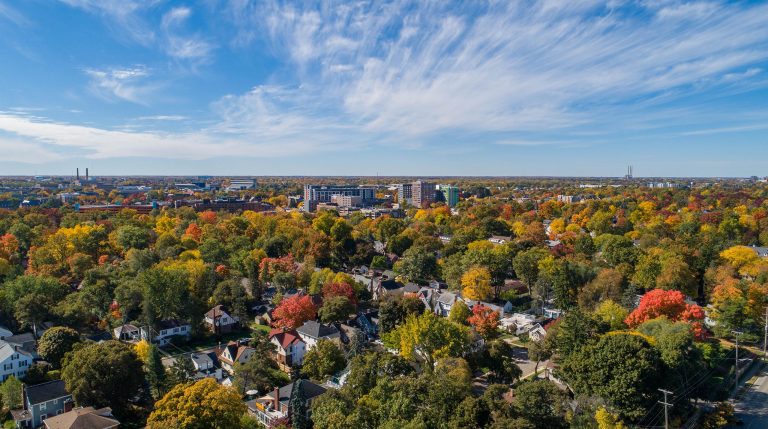 Downtown East Lansing During the Fall