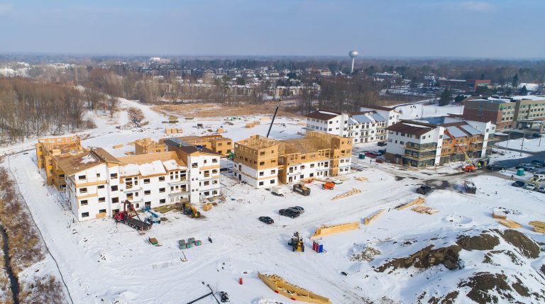 Apartment Construction in Meridian Township